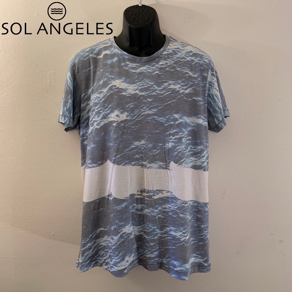 Sol Angeles Waves T Shirt XL RARE style